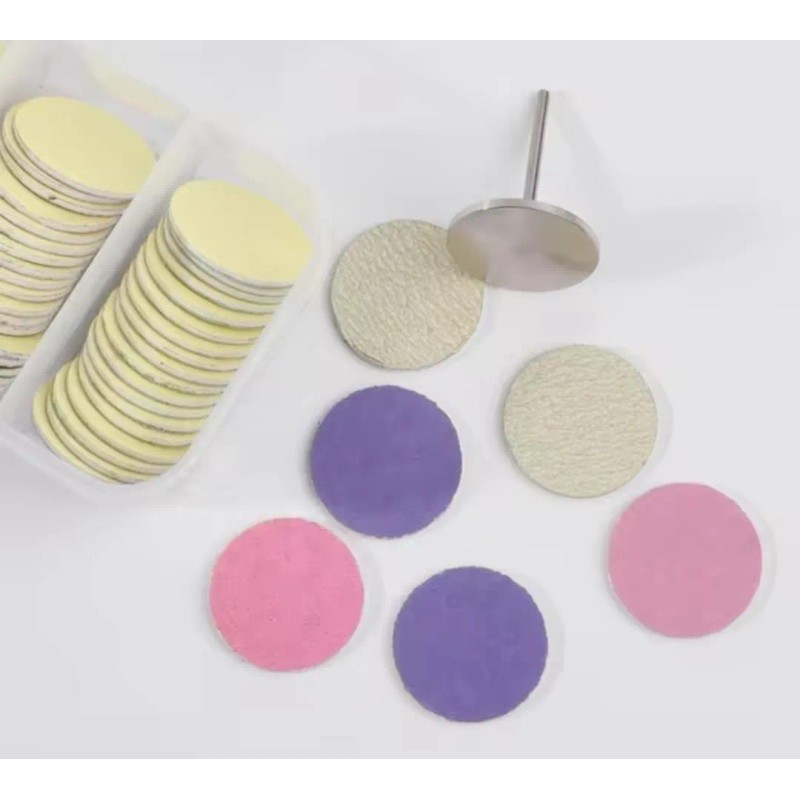 Discos De Papel Lija Manos Y Pies+ Punta Para Lima