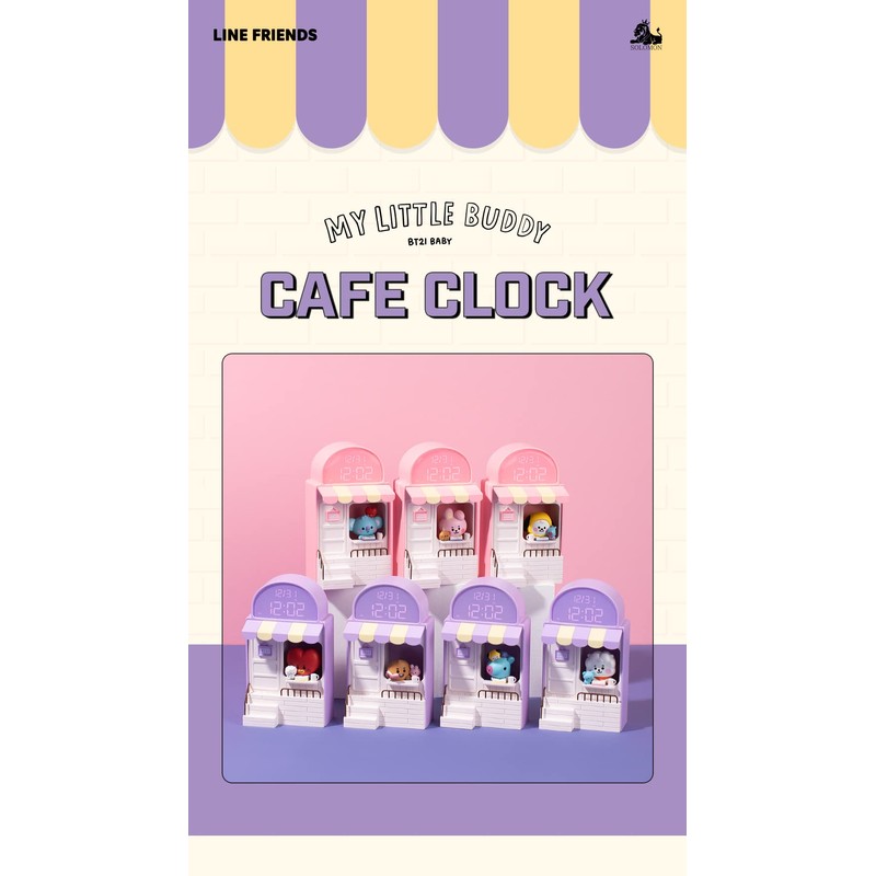 Solomon Shoji BT21 WEB Pre-Sale Cafe Clock (MANG) CAFE CLOCK