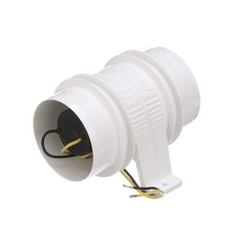 attwood 1733-4 Aspiratore per vapori in Sala Macchina Blower Serie 3000, per Tubo Diametro Interno di 7,62 cm/3 Pollici, Resistente all'Acqua, 12 Volt