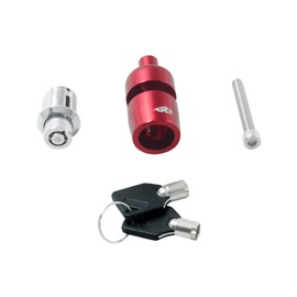 POWER JAMES Red Helmet Lock on Switch Housing Handlebar Fits for Harley Davidson Softail Dyna Sportster Touring (Red)