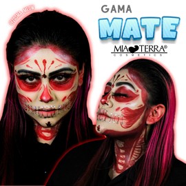 Paleta Profesional Base Agua para Body paint - MIA TERRA COSMETICS (COLORES MATE)