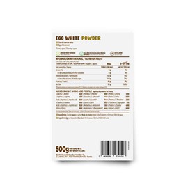 HSN Egg Albumin | 100% Dehydrated Protein Powder | Natural Protein | Fat Free, Cholesterol Free, Vegetarian, Gluten Free, Lactose Free, Natural Flavouring, 500 g