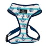 Ancol Soho Dog Reversible Harness in Nautical/Coral - Weatherproof and