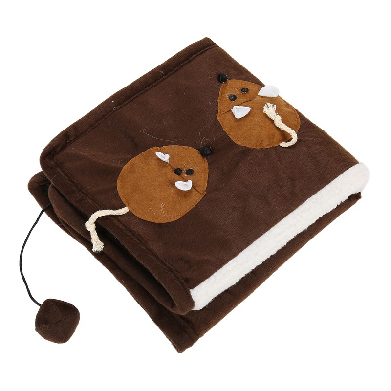 Cat Scratcher Mat Funny Cute Mice Decoration Ring Paper Natural
