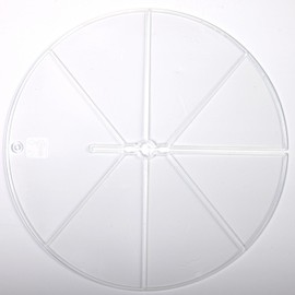 3 PAGEN® Universal splash guard for mixing bowls, protection against splashes when mixing, stirring and whipping cream, durable and easy to clean, versatile use, material: plastic, diameter 30 cm