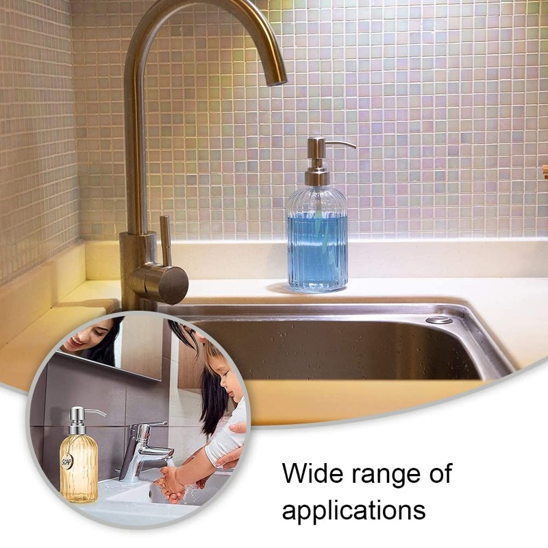 Soap Dispenser Pump,Durable 304 Rust Proof Stainless Steel Soap Pump,soap