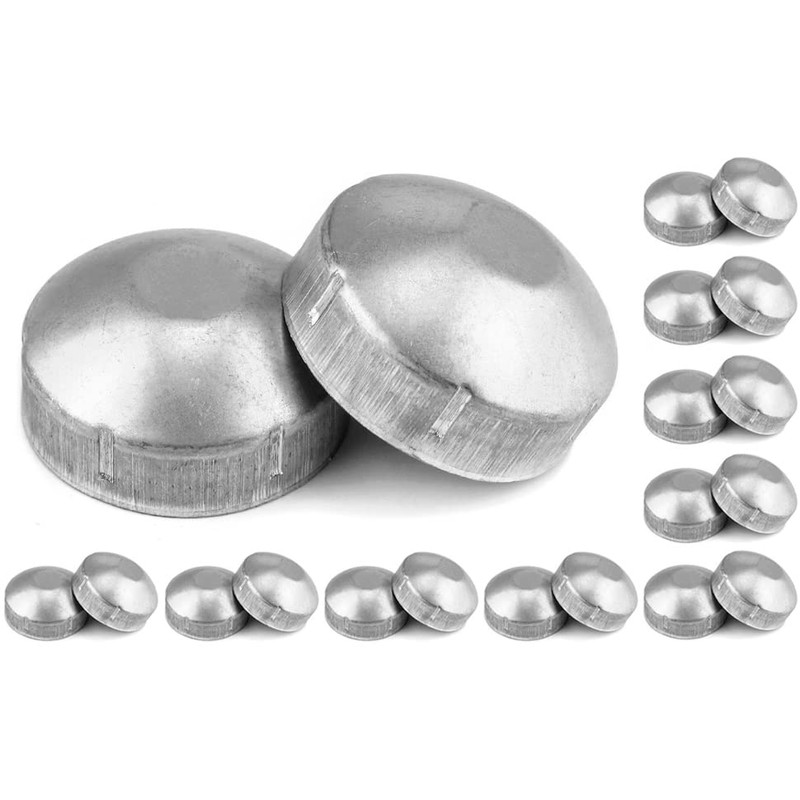 QWORK Fence Post Cap, 2-3/8" Chain Link Round End Cap