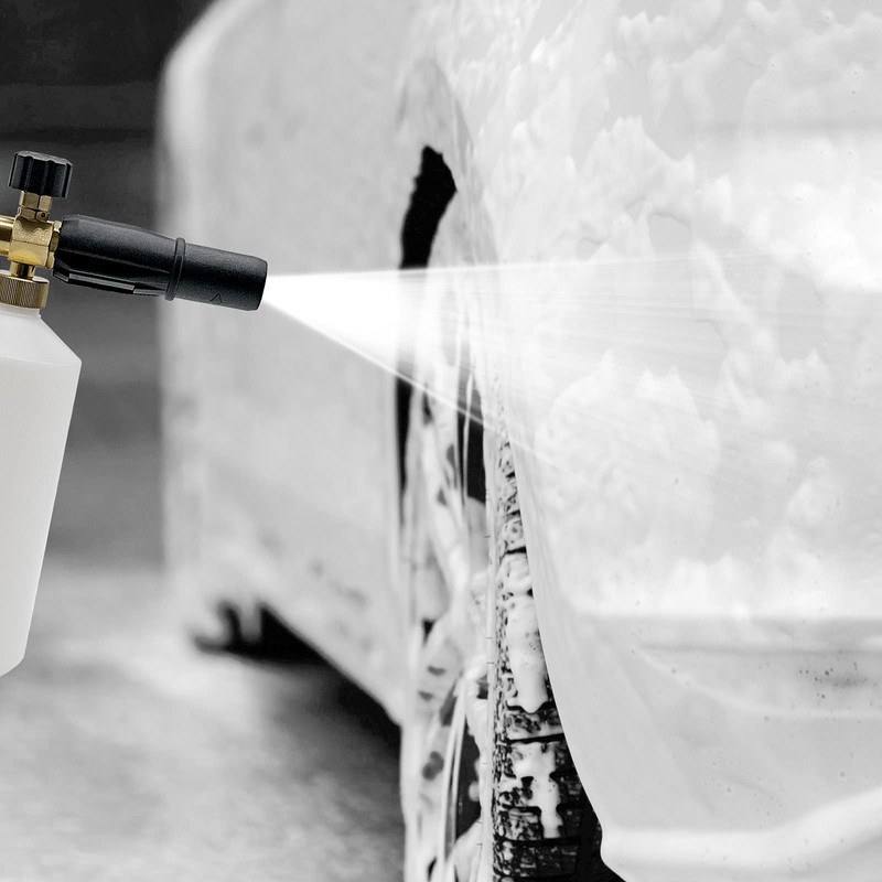 DERASL Pressure Washer Foam Cannon Connection Brass Adapter for Snow