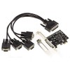 Kalea Informatique PCI Express Card (PCIE) RS232 Series 4 Ports