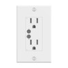 THIRDREALITY Smart Wall Outlet, Dual Independent Control for 2 Sockets,