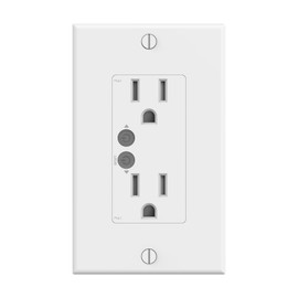 THIRDREALITY Smart Wall Outlet, Dual Independent Control for 2 Sockets, Individual Power Monitoring, Zigbee Repeater, Compatible with Home Assistant & SmartThings, ETL Certified