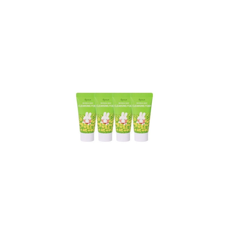 (4 pieces) Epoo Refresh Travel Deep Cleansing Foam 50ml Minis.