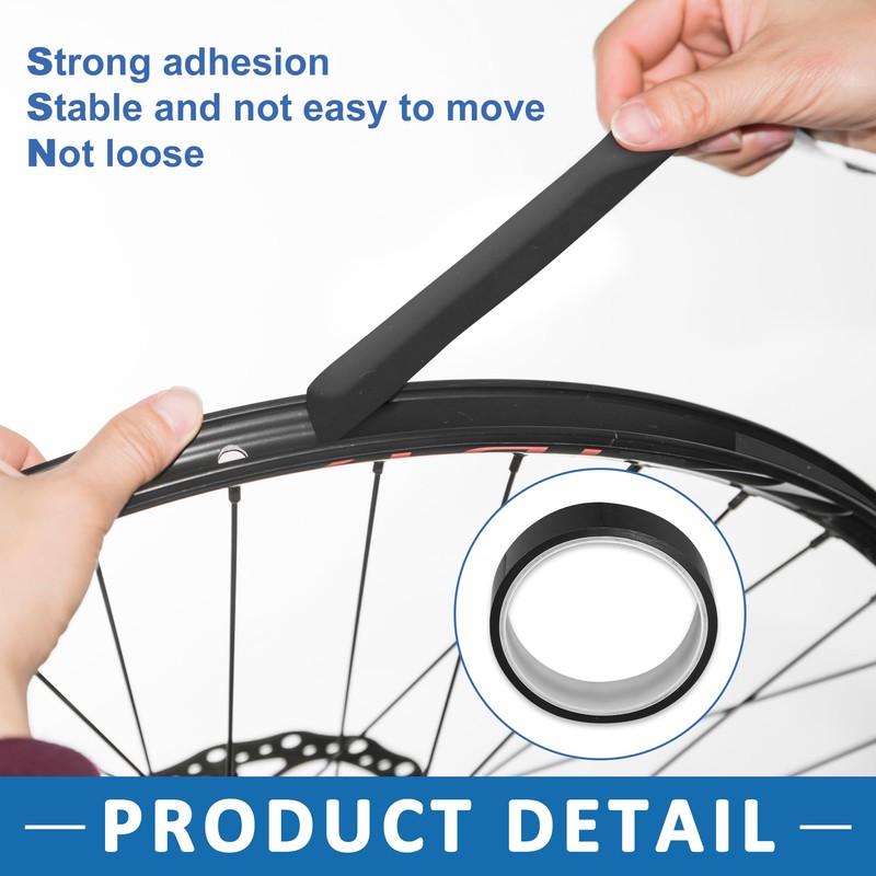 A ABSOPRO Tubeless Bike Rim Tape Strip 23mm Width 10m