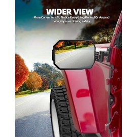 NKCELL POWER Mirrors Doors Off Compatible with Wrangler JK