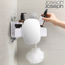joseph joseph  Joseph Joseph Easy Store corner bathroom shelf 1p (non-perforated attachment type) / 조셉조셉 이지스토어 코너형 욕실선반 1p(무타공 부착형)