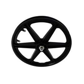 PRO+ BMX 20" 6 Spoke Plastic Front Wheel Black