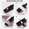 UPIQNG Eyebrow Pencils,5Pcs Black Pull Cord Peel-off Eyebrow Pen Waterproof