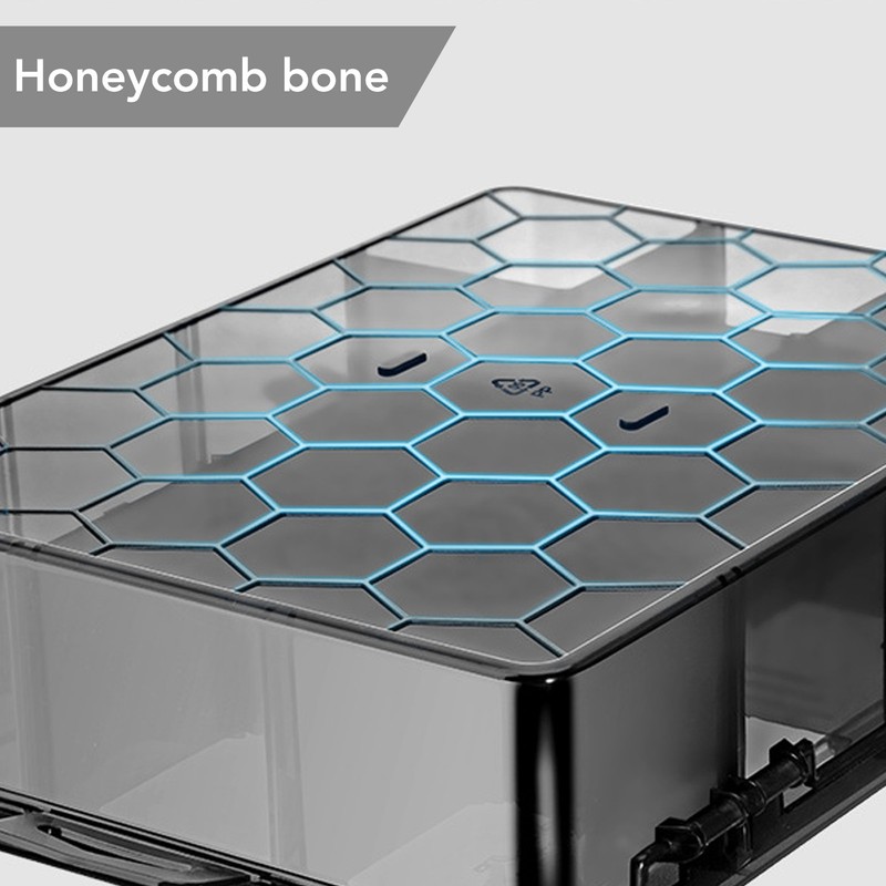 Multi Compartment Parts Box Removable Divider Transparent Plastic 18 Grids
