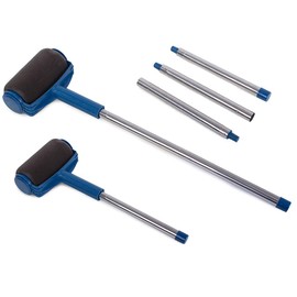 HUKITECH E-Z Paint Roller - Paint Roller - Set - Edge Roller - Paint Tank - 700 ml - Painting System - Painting Set - Measuring Cup - Extension Rod