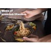 Boundless Voyage Ultralight Titanium Dish with Carry Bag Outdoor Camping