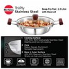 HAWKINS Triply 3 mm Stainless Steel Deep Fry Pan 2.5