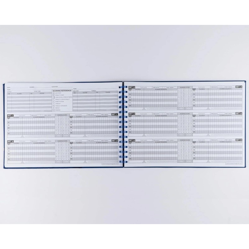 Murray Sporting Goods Premium Volleyball Scorebook - 60 Matches