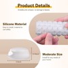 240 Pcs Cabinet Door Bumpers, 1/2" Diameter Self Adhesive Clear