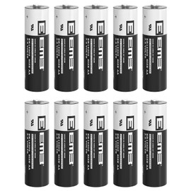 EEMB 10Pack ER14505 Battery 3.6V AA Lithium Batteries 2700mAh Li-SOCL₂ Non-Rechargeable Battery SB-AA11 LS14500 TL-5903 SL-360 14500 ER14500 for Door Gate Sensor Water Electricity Gas Meter