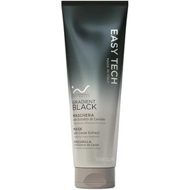 VERSUM Easy Tech Mask Gradient Black - Enriched with Abyssinia Oil and Rice Proteins, Revitalizing Color, Neutralizing Tones & Adding Hair Gloss, Mixable Shades for Bleached and Natural Hair - 280ml