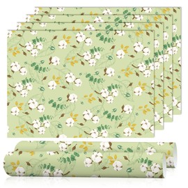 SCENTORINI Cotton Scented Drawer Liners, Scented Paper Liners for Wardrobe, Bedroom, Closet, Shoe Cupboard 6 Sheets