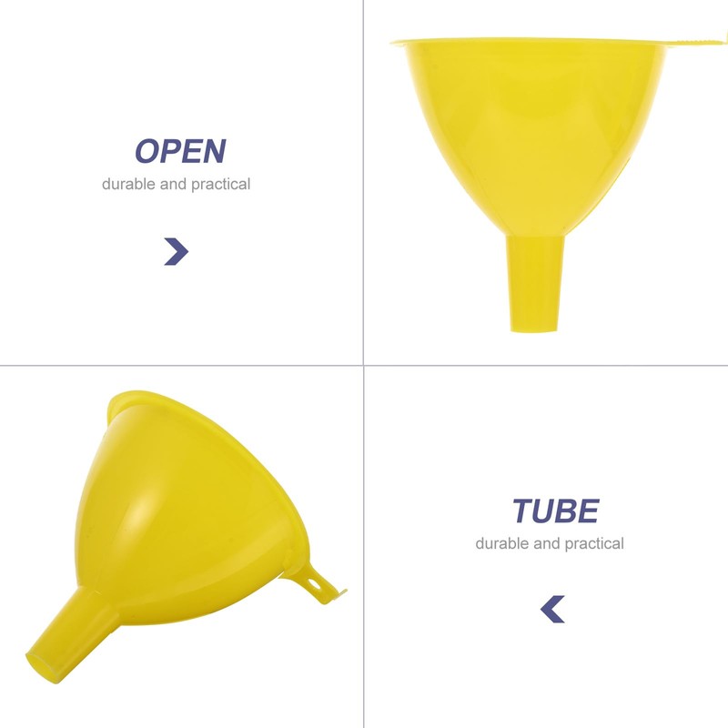 TEHAUX 10pcs Small Plastic Funnels, Small Funnels for Filling Bottles,