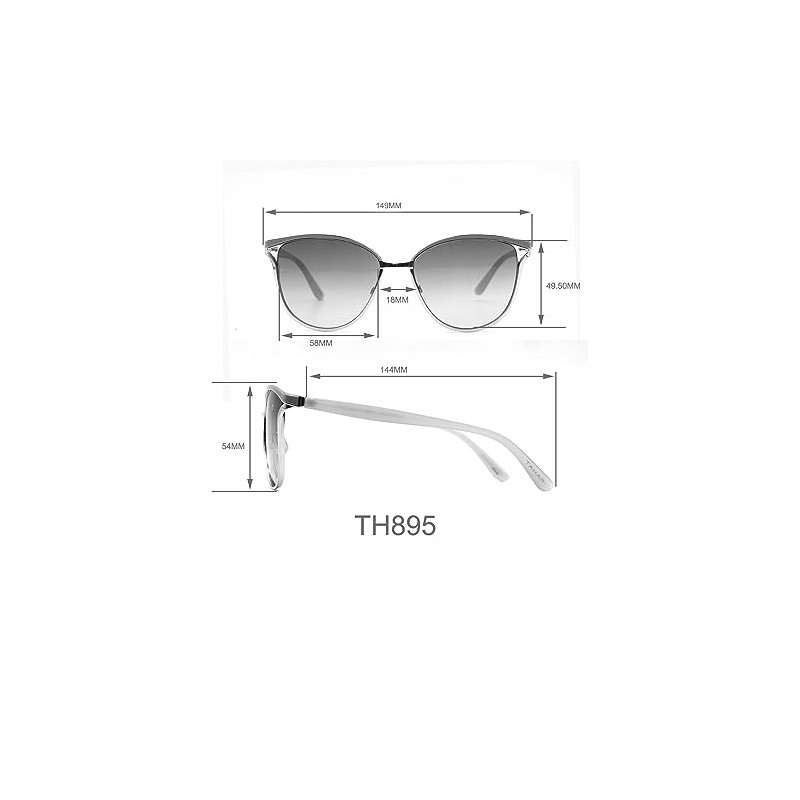 TAHARI Women's Metal Cat Eye-Vintage Sunglasses, Silver & Rose, 58