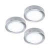 LUMILAND Wired LED Puck Lights (2.7Wx3) Plug-in Lighting Warm White,