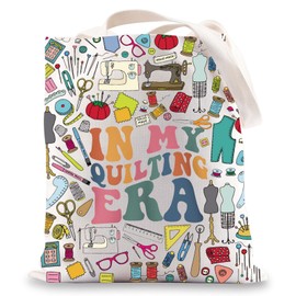 BWWKTOP Sewing Tote Bag Quilting Gifts In My Quilting Era Quilting Shoulder Bag Sewing Gifts For Fabric Lovers, Quilting Era, One Size