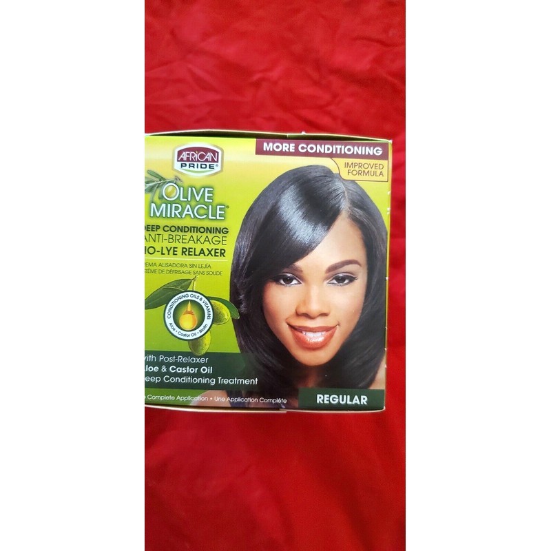 AFRICAN PRIDE OLIVE MIRACLE REGULAR DEEP CONDITIONING ANTI-BREAKAGE