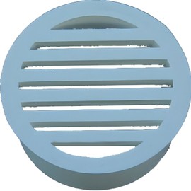 Genova Products PVC Floor Strainer, fits 4 inch PVC Pipe