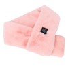 USB Heated Scarf Adjustable Neck Heating Scarf Detachable Plush Warming