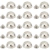 GORGECRAFT 1 Box 24 Sets 15x8mm Screw Back Rivets Hollow