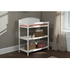 Imagio Baby Harper Changing Table with Pad, White