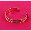 Touchstone Copper Magnetic Bracelet Tibetan Style. Hand Forged with Solid