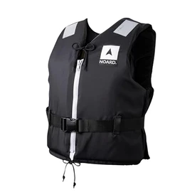 NOARD Schwimmhilfe in 5 Gr√∂√üen ‚Äì Schwimmweste Black Edition ‚Äì 25-120 kg ‚Äì EN ISO 12402-5 CE (50 N) ‚Äì Feststoffweste (Schwarz, 30-50 kg)