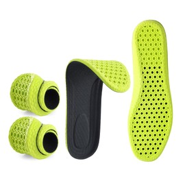 Eimocs 4 Pairs Memory Foam Insoles for Men/Women, Providing Shock Absorption and Cushioning for Tired Feet, All-Day Comfort Shoe Inserts, Steppers Insoles