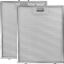 SPARES2GO Vent Extractor Aluminium Mesh Filter for Ignis Oven Cooker Hood (Pack of 2)