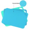 Plastic Flexible Cutting Mats for Kitchen, 3pcs Color Coded Chopping