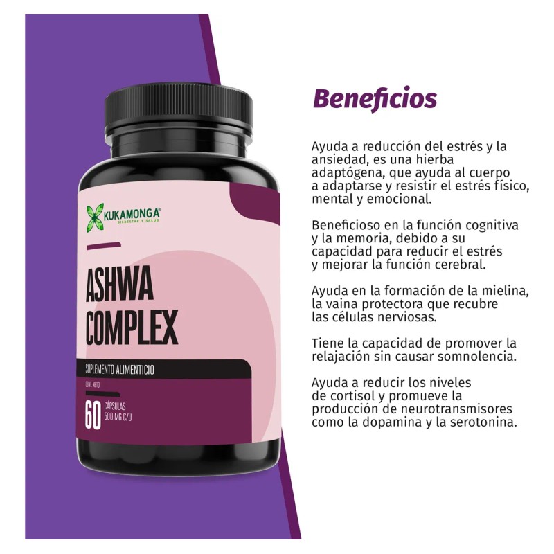 Fórmula Complex Tranquilidad, Serenidad 500 Mg - 60 Cápsulas Sin