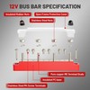 RED WOLF 150A 12V Bus Bar with Cover, 4 x