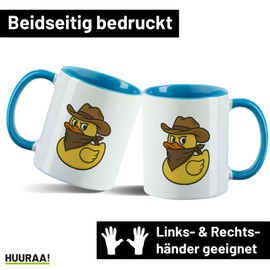 Huuraa Cup Bandit Rubber Duck Gift Cup Blue 330ml Bandit Rubber Duck Gift idea