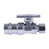 Midline Valve 93323QS-NL-Q 1/4 Turn Press Straight Stop Valve, 1/2"