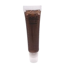 N S Cosmetics Moisturizing Lip Gloss (10 mL)- Vegan Clean Lipgloss that Hydrates & Conditions Lips with Subtle Flavor - Tinted Lip Gloss in Mocha