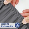 Moosfor Round Spandex Table Cloth, Elastic Fitted Waterproof Tablecloths for